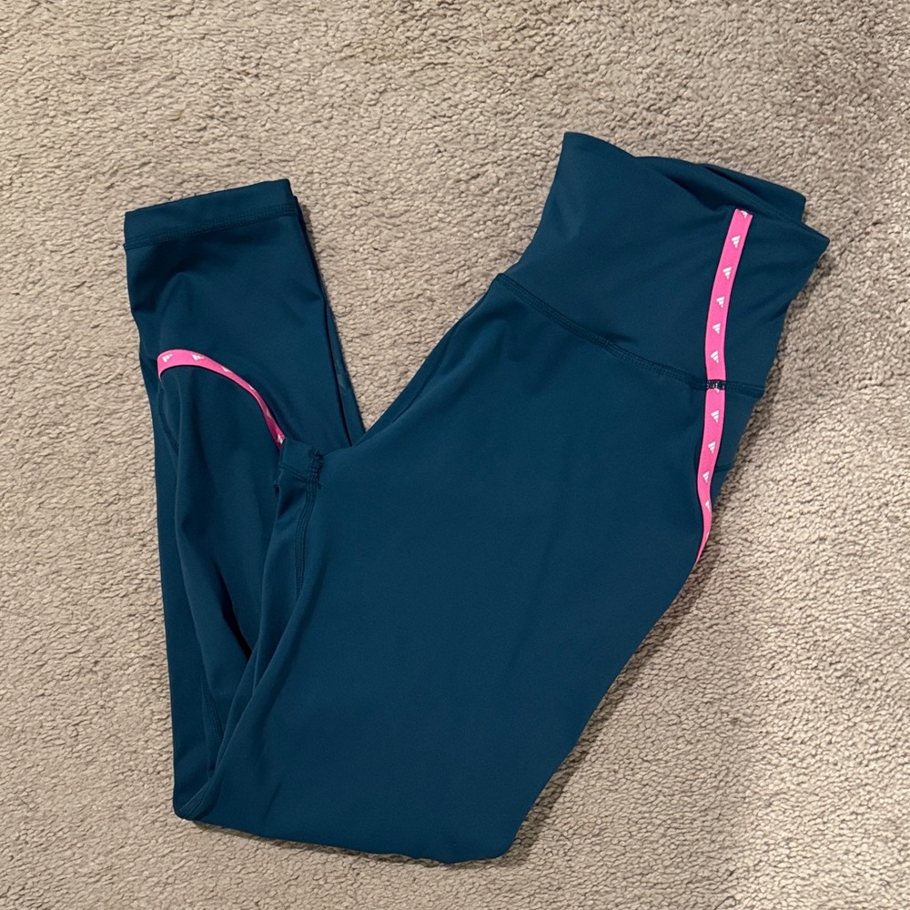 adidas Leggings with Pink Accents